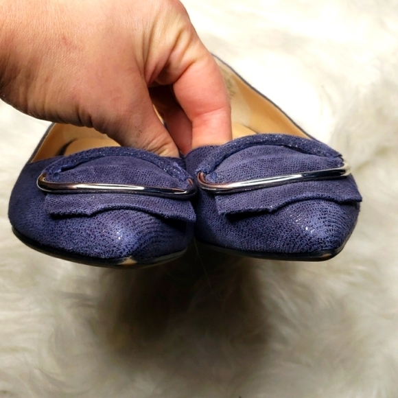 Franco Sarto Women's Vino Pump Navy embossed 5.5M - Picture 12 of 12